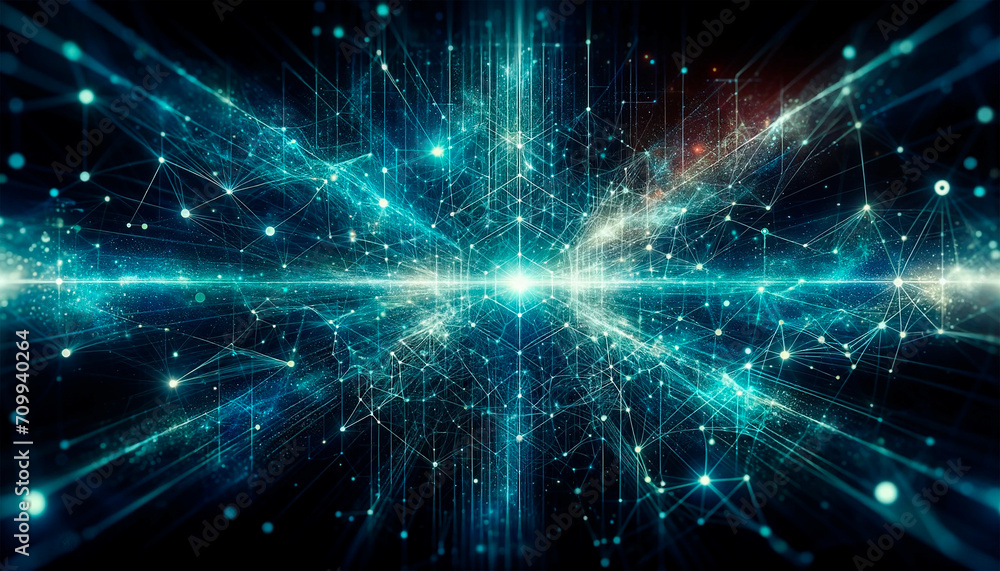 Fototapeta premium network mesh background