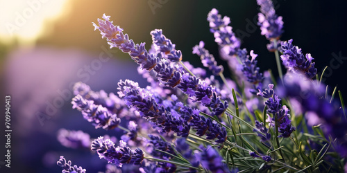 field of lavender flowers 