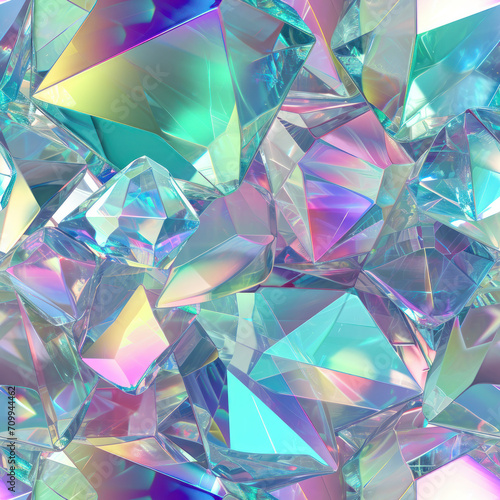 background with colourful shiny diamonds