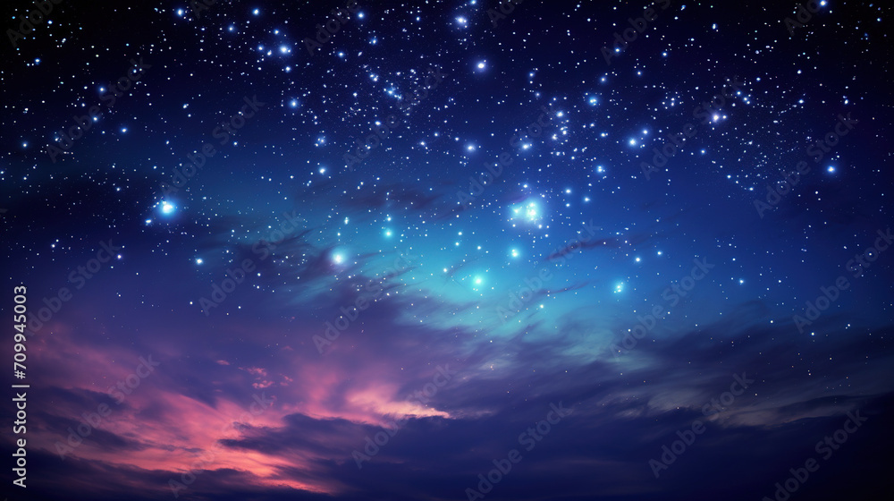 background with stars. Generative Ai background with stars. Generative Ai