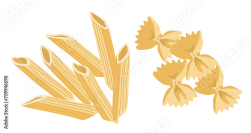 Wheat Pasta: Penne, Fussilli
