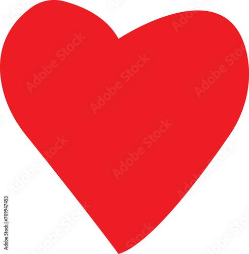 Red heart icons, Love Heart Symbol, concept of love, Heart, heartbeat, silhouettes, romance or valentine's day red vector, Symbol cardiogram heart logo in linear style. Uneven, rough, textured edge.