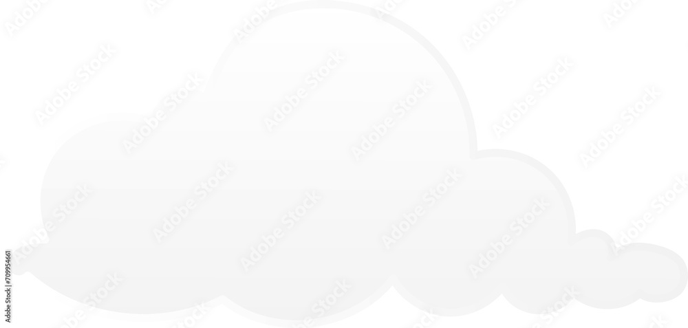 Cloud illustration on transparent background.
Cloud illustration on transparent background.
