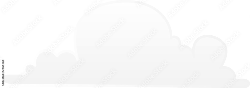 Cloud illustration on transparent background.
Cloud illustration on transparent background.