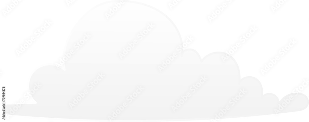 Cloud illustration on transparent background.
Cloud illustration on transparent background.
