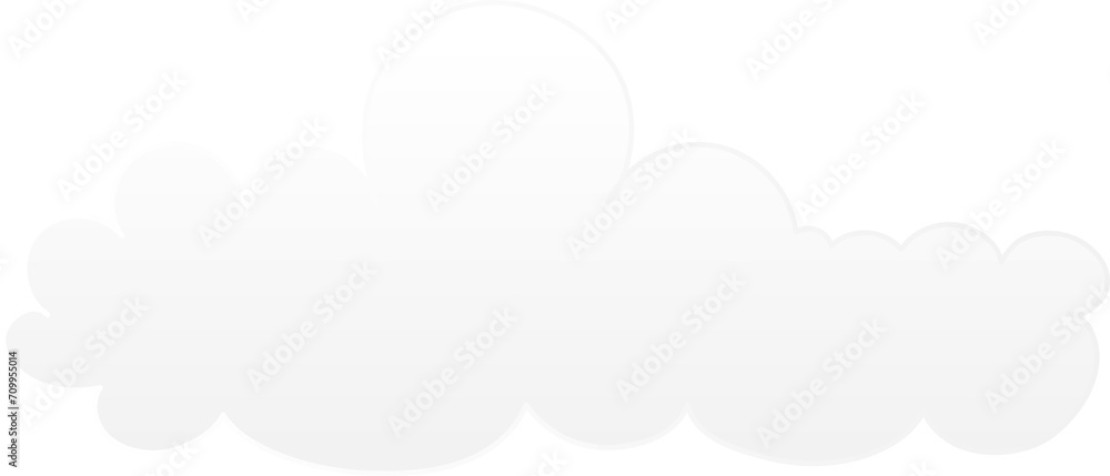 Cloud illustration on transparent background.
Cloud illustration on transparent background.