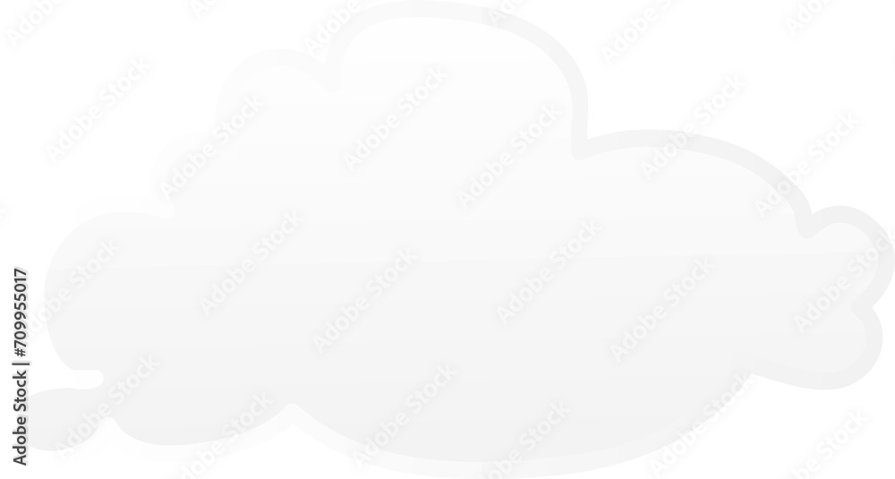 Cloud illustration on transparent background.
Cloud illustration on transparent background.