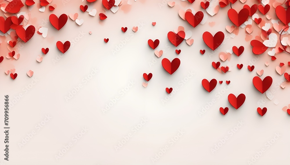 red hearts background. Heart border frame for Valentine's Day. Cut out hearts all over background for valentine. love background. Valentine's Day with pink hearts red hearts background. Heart border frame for Valentine's Day. Cut out hearts all over background for valentine. love background. Valentine's Day with pink hearts