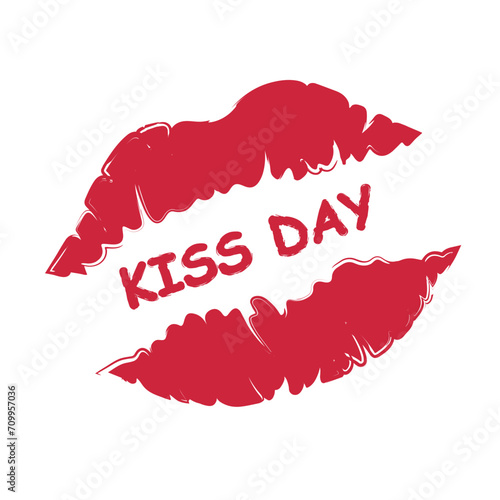 Kiss Day background.