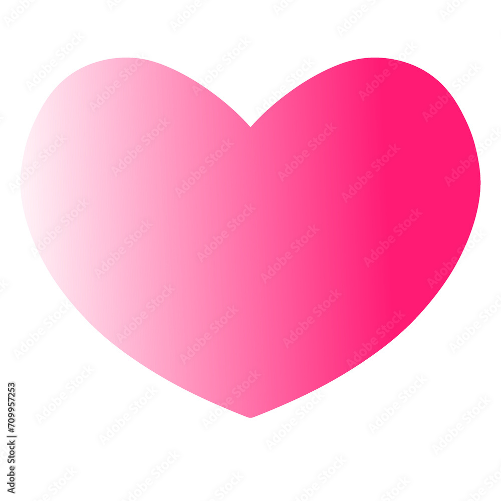 Pink heart love valentines icon 