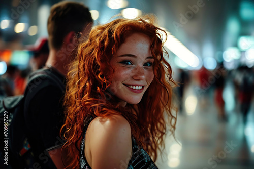 woman at the airport © reddish