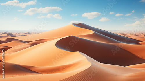 desert in the desert, Aerial View of Sand Dunes in the Desert