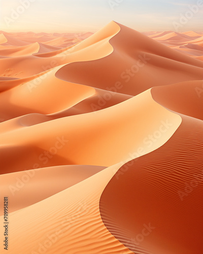 desert country continent, Aerial View of Sand Dunes in the Desert