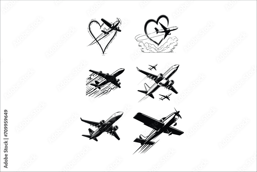 kyward Visions: Diverse EPS Aircraft Heart Draw Collection
