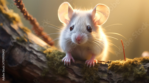 A cute little mouse