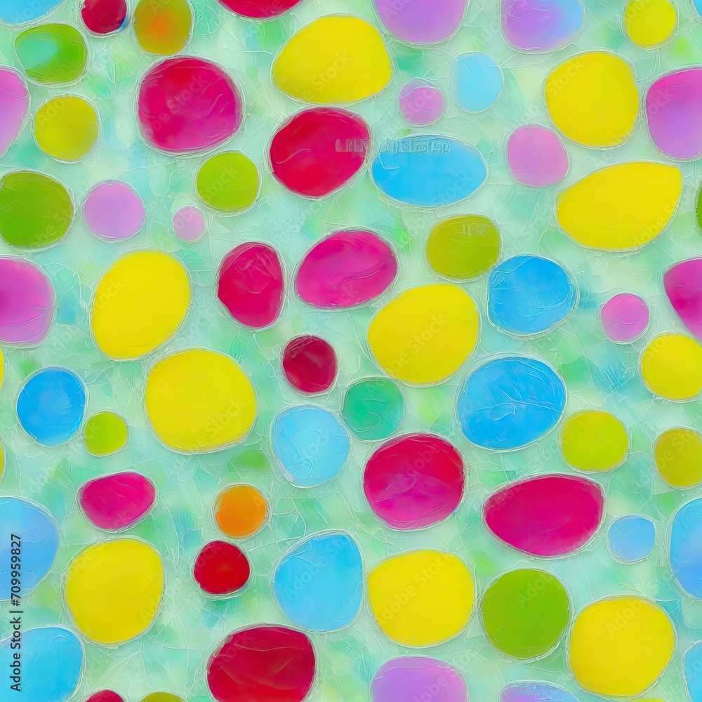 Flowers. Abstract seamless pattern. AI generated. Flowers. Abstract seamless pattern. AI generated.
