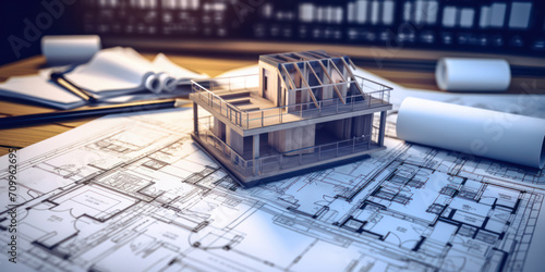 Architectural Blueprint: A Vision of Home Construction and Design