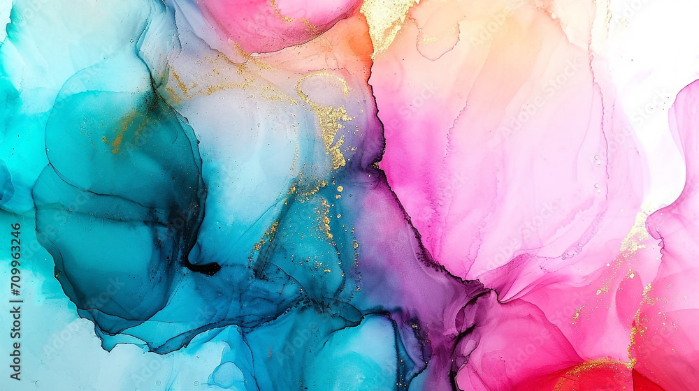 Multiful color Alcohol Ink  Background