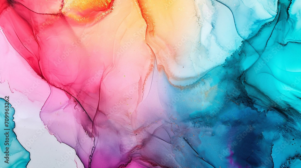 Multiful color Alcohol Ink  Background