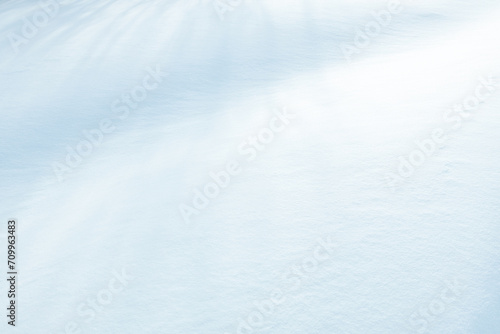 shadow on snow, waves of snow solid background winter day © metelevan