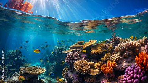 Enchanting Mediterranean Coral Oasis © EwaStudio