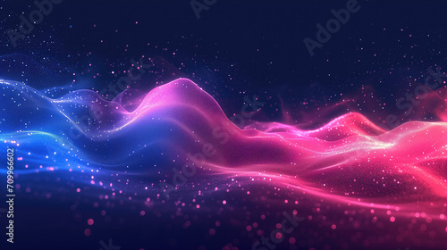 abstract revolution growling light wave background photo