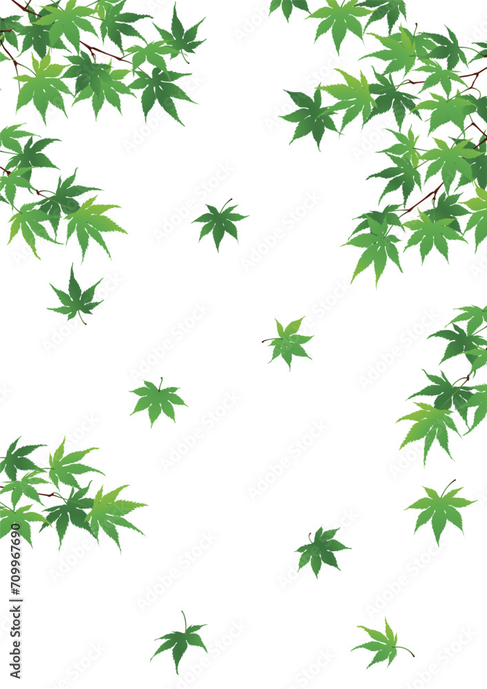 もみじ　背景素材
