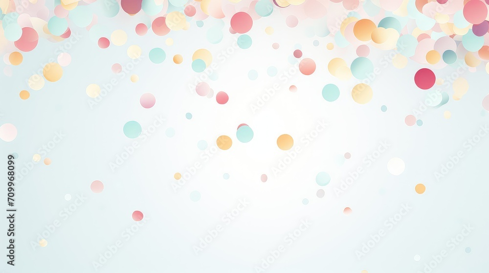 balloons confetti party background illustration fun happiness, event decoration, glitter cheerful balloons confetti party background