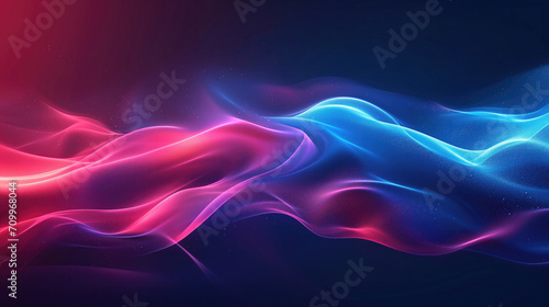 abstract revolution background with smoke and wave