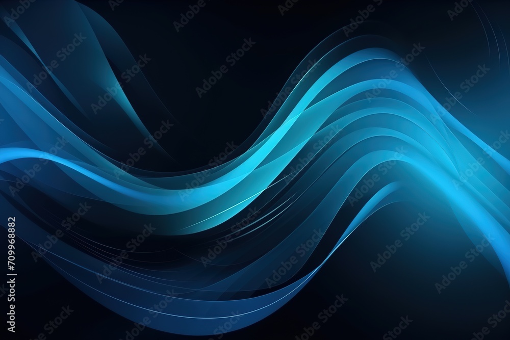 Naklejka premium Abstract blue light and shade creative background