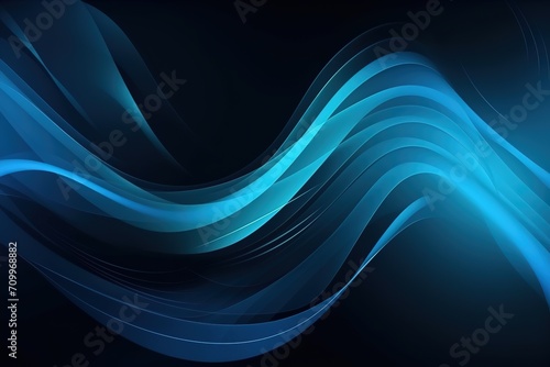 Abstract blue light and shade creative background © create