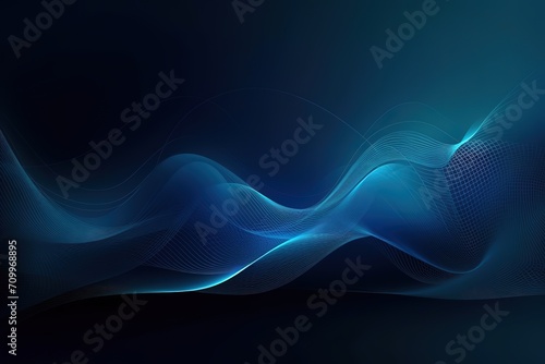 Abstract blue light and shade creative background