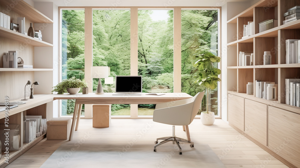 Modern Workspace. Minimalist Workspace Oasis Modern Workspace. Minimalist Workspace Oasis