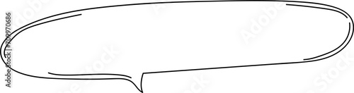 Hand drawn bubbles illustration on transparent background.
