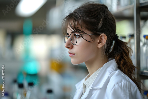 Woman working in a lab 