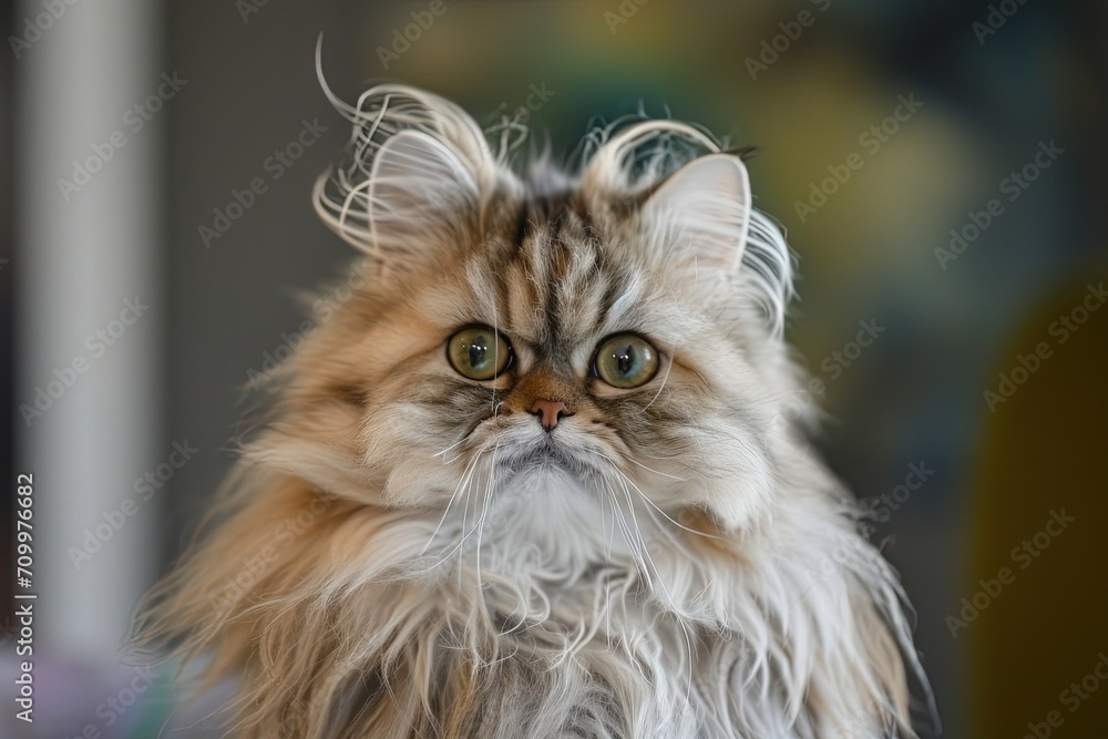 Cat as turkish sultan whisker mania
