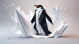 Ein Pinguin im Frack. 
