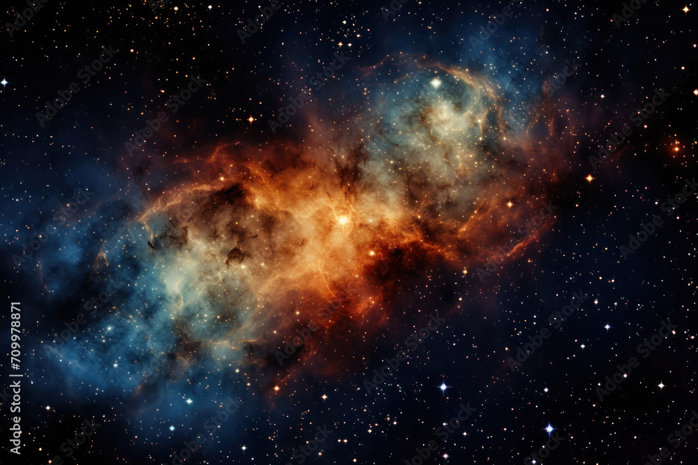 Colourful galaxy sky, galactic background Colourful galaxy sky, galactic background