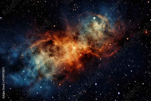 Colourful galaxy sky  galactic background