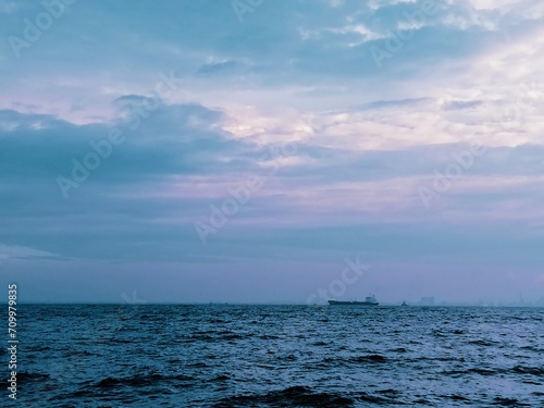 blue sky and clouds