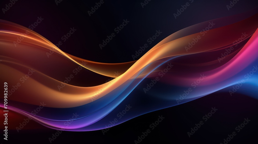© Mari Dein - Abstract 3d rendering of twisted lines. Modern background design, illustration of a futuristic shape. High quality illustration