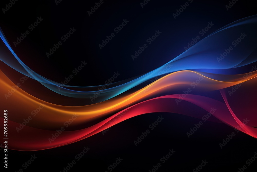 Naklejka premium Abstract 3d rendering of twisted lines. Modern background design, illustration of a futuristic shape. High quality illustration