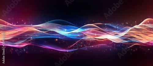 Abstract 3d rendering of twisted lines. Modern background design, illustration of a futuristic shape. High quality illustration