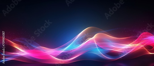 Abstract 3d rendering of twisted lines. Modern background design, illustration of a futuristic shape. High quality illustration