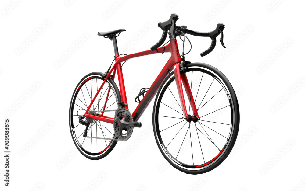 3D image of Gravity Glide road cycle isolated on transparent background.