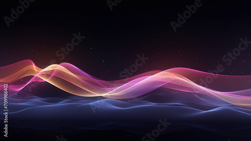 Abstract hi tech. Abstract digital background. Wave abstract liquid background. Fabric background. Gradient background. Ai	
