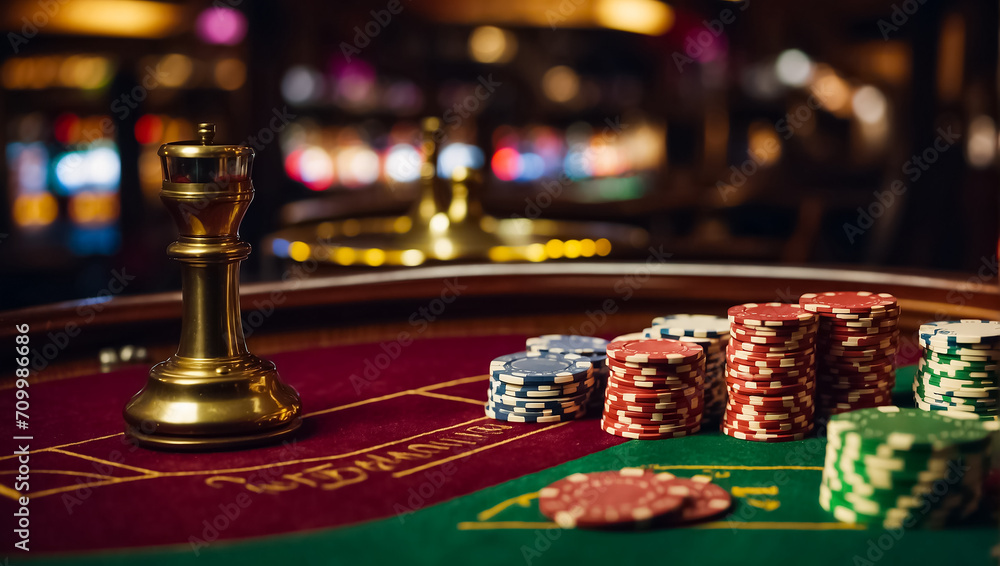 Lots of casino chips background Lots of casino chips background