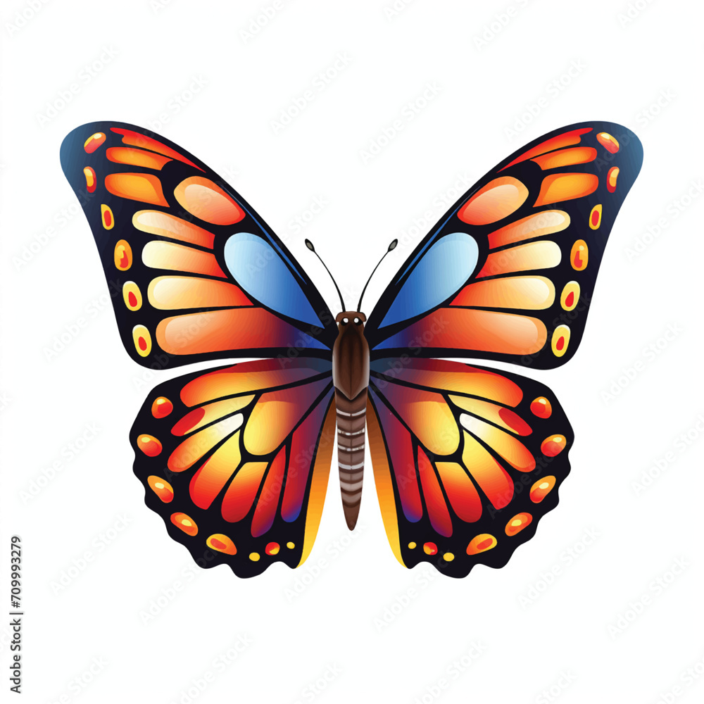Fototapeta premium Butterfly elegance a creature of grace and beauty
