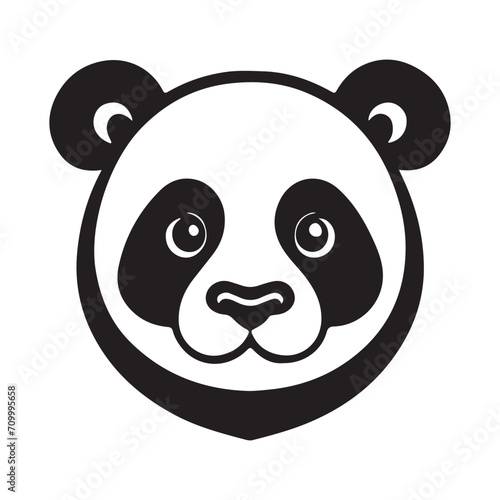 Fototapeta Naklejka Na Ścianę i Meble -  Panda Icon