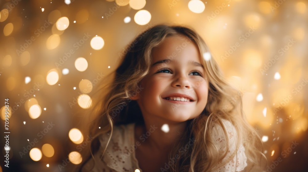 Cute a beautiful child girl at birthday. Cute a beautiful child girl at birthday.